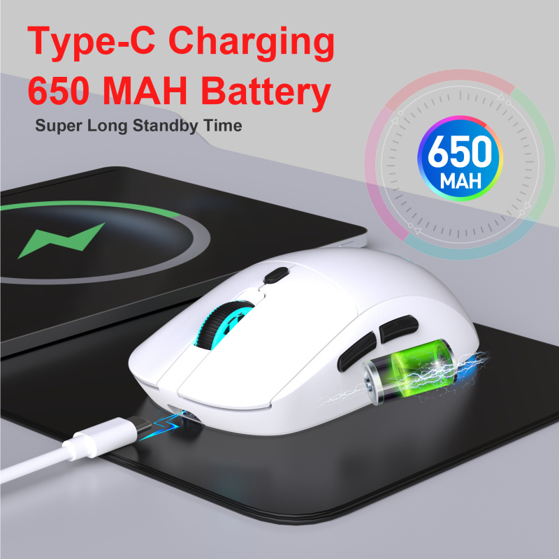 T20 Wireless Mouse 4800dpi Rechargeable 6 keys